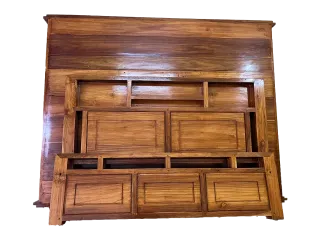 Regal King Size Teak Wood Bed