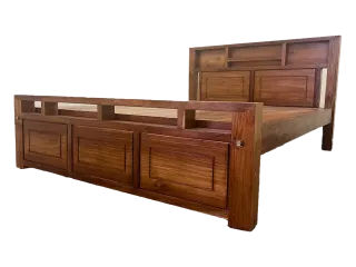 Regal King Size Teak Wood Bed