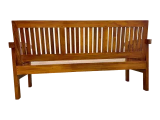 Arc Rest 3 Seater Teak Wood Sofa
