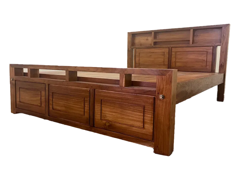 Regal King Size Teak Wood Bed