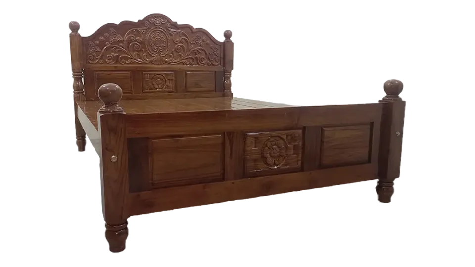 Royal King Size Teak Wood Bed