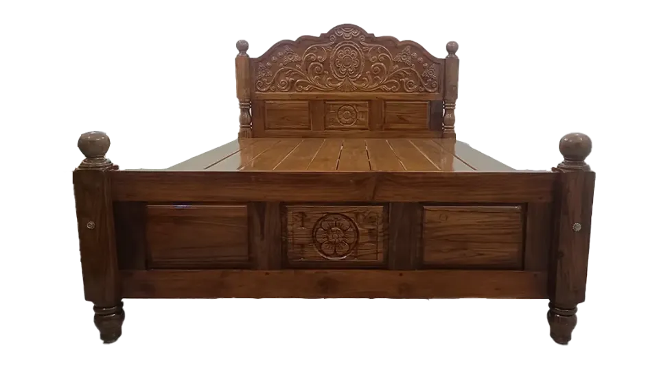 Royal King Size Teak Wood Bed