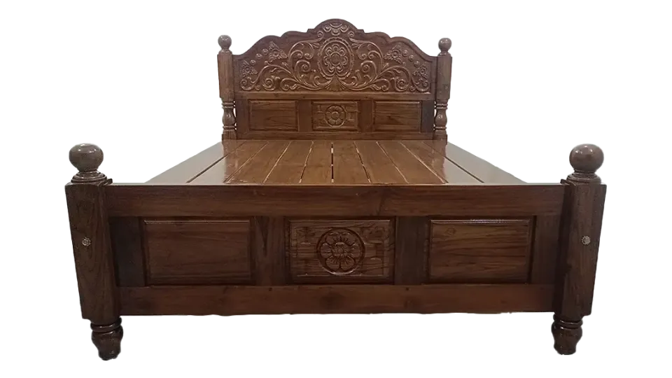 Royal King Size Teak Wood Bed