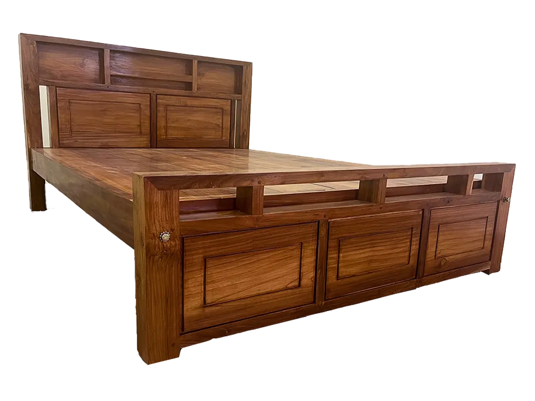 Regal King Size Teak Wood Bed