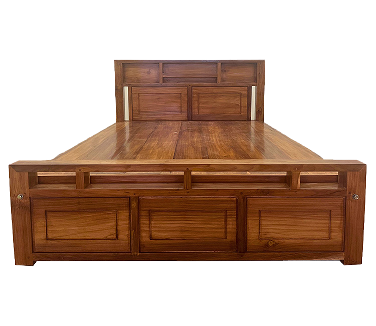 Regal King Size Teak Wood Bed