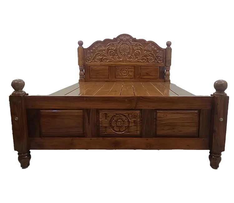 Royal King Size Teak Wood Bed